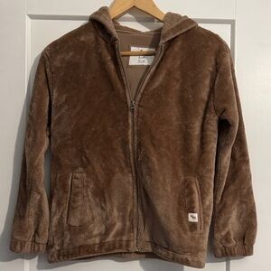 Abercrombie Kids Girls Hooded Zip Up Fleece
